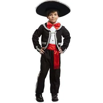 Dress Up America Traditional Mariachi Costume For Boys - Mexican Dress Up Set For Kids - Jacket, Pan...