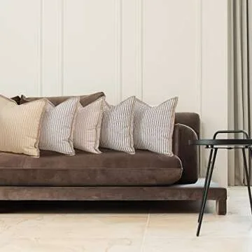 Hckot Elegant Farmhouse Pillow Covers - 2PC Set