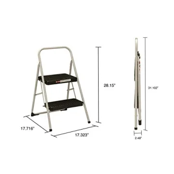 Cosco 2-Step Household Folding Stool for Home Tasks