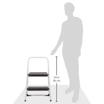 Cosco 2-Step Household Folding Stool for Home Tasks