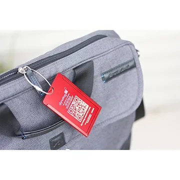 Dynotag Smart Aluminum Luggage ID Tag for Safe Travel