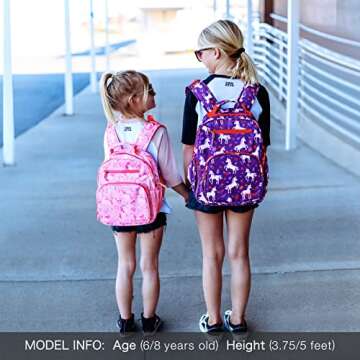 Mibasies Toddler Backpack for Girls 2-4: Cute Kids Backpacks for Preschool