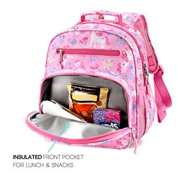 Cute Mibasies Toddler Backpack for Girls: 2-4 Years