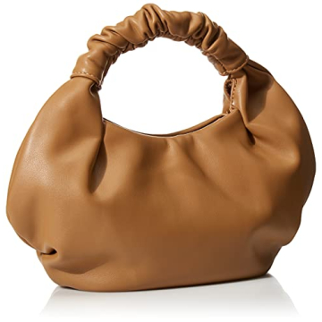 The Drop Women's Addison Soft Volume Hobo Bag Mocha