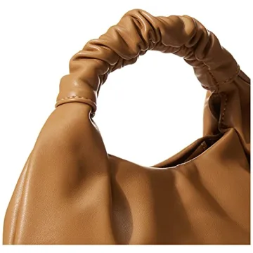 The Drop Women's Addison Soft Volume Hobo Bag Mocha