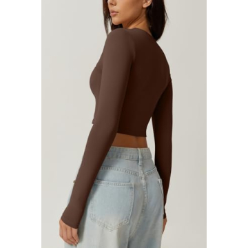 Shop QINSEN Women's Sexy Square Neck Crop Top - Stylish Comfort