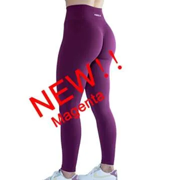 Seamless Scrunch Legging Women Yoga Pants 7/8 Tummy Control Workout Running for Fitness Sport Active...