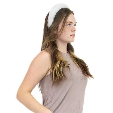 Luxurious Faux Rex Headband for Women - Soft & Trendy