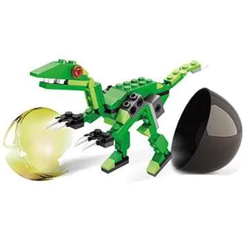 Anditoy Dinosaur Building Blocks in Jumbo Eggs for Kids