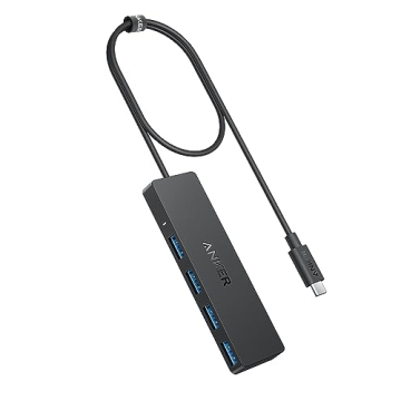 Anker 4-Port USB 3.0 Hub Fast Data Transfer Ultra-Slim