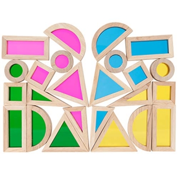 TickiT Rainbow Blocks 24-Piece Sensory Toy for Toddlers