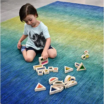 TickiT Rainbow Blocks 24-Piece Sensory Toy for Toddlers