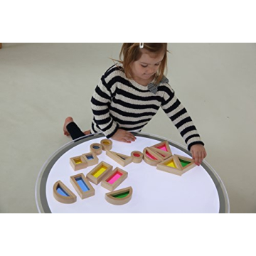 TickiT Rainbow Blocks 24-Piece Sensory Toy for Toddlers