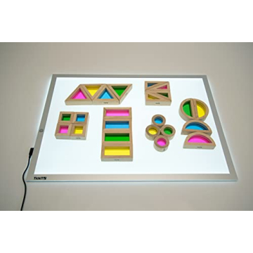 TickiT Rainbow Blocks 24-Piece Sensory Toy for Toddlers