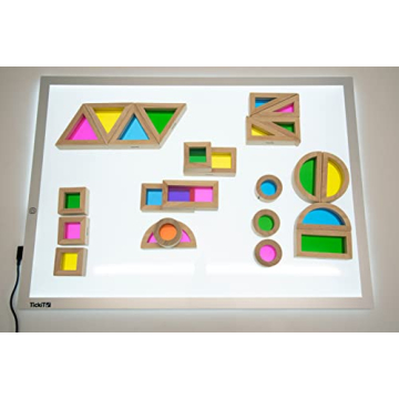 TickiT Rainbow Blocks 24-Piece Sensory Toy for Toddlers