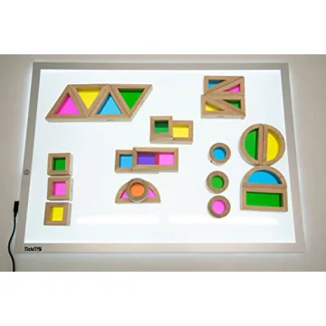 TickiT Rainbow Blocks 24-Piece Sensory Toy for Toddlers