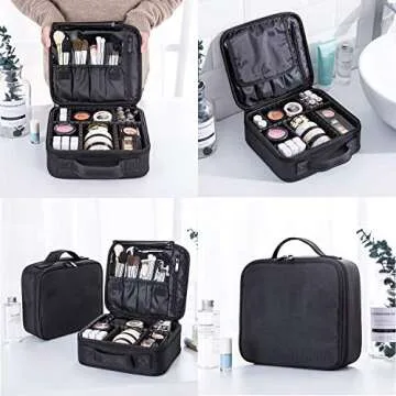 Bvser Travel Makeup Case for Organized Travel Beauty