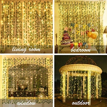 Artificial Ivy & LED String Lights for Stunning Decor