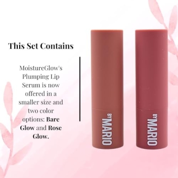 Makeup By Mario Mini MoistureGlow On The Go Plumping Lip Serum Duo - Bare Glow & Rose Glow