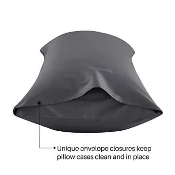 Oubonun Body Pillowcase 100% Cotton 800TC for Comfort