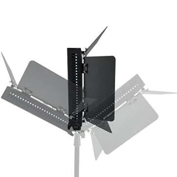 LimoStudio 2-Pack Dimmable LED Photography Photo Video Light Panel, LED Lighting Kit for Photo Video Studio, Selectable Lighting Zone Control, AGG1089V2