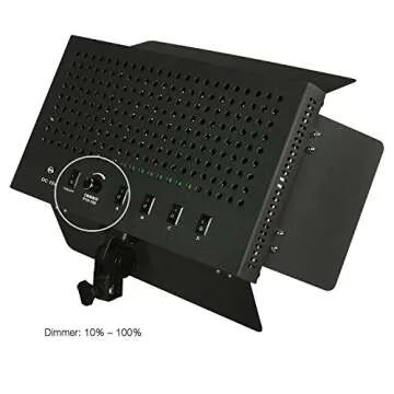 LimoStudio 2-Pack Dimmable LED Photography Photo Video Light Panel, LED Lighting Kit for Photo Video Studio, Selectable Lighting Zone Control, AGG1089V2