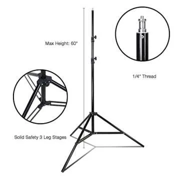 LimoStudio 2-Pack Dimmable LED Photography Photo Video Light Panel, LED Lighting Kit for Photo Video Studio, Selectable Lighting Zone Control, AGG1089V2