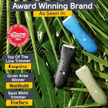 MERIDIAN Body Hair Trimmer - Waterproof Groomer No Nicks