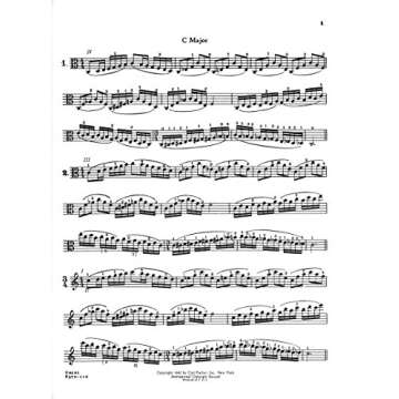 O2921 - Scale System - Viola - Essential Guide by Carl Flesch