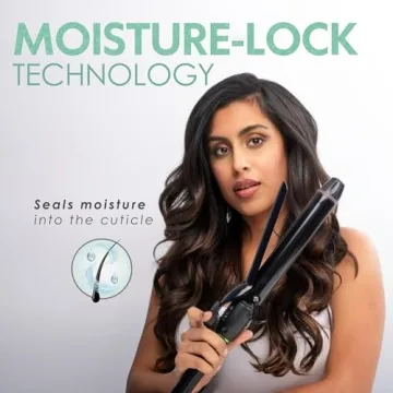 MINT Ceramic Curling Iron Dual Heater for Perfect Curls