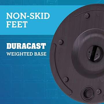 US Weight - U2000 Sentry Stanchion with 6.5 Foot Retractable Belt – Easy Connect Assembly (2-Pack), Black