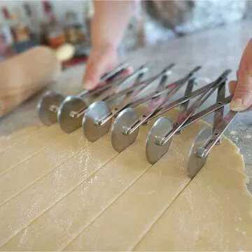 Ateco 5 Wheel Stainless Steel Cutter for Baking