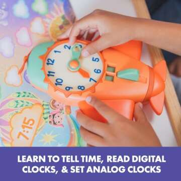 Educational Insights Time to Fly Game - Telling Time Activity, Learning Time Clock for Kids, Easter ...