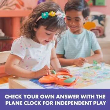 Educational Insights Time to Fly Game - Telling Time Activity, Learning Time Clock for Kids, Easter Basket Stuffers, Board Games for Kids Ages 4+