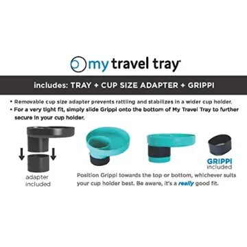 Travel Tray My Round - Versatile Cup Holder Insert for Parenting