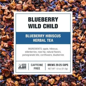 Tiesta Tea Blueberry Wild Child Premium Herbal Blend
