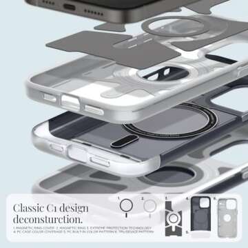 Spigen Classic C1 MagFit iPhone 15 Pro Max Case 2023