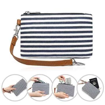 Bosidu Hanging Travel Toiletry Bag,Large Capacity Cosmetic Travel Toiletry Organizer for Women with 4 Compartments & 1 Sturdy Hook,Perfect for Travel/Daily Use/Christmas