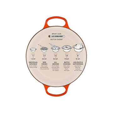 Le Creuset Enameled Cast Iron Signature Round Dutch Oven, 4.5 Quart, Sea Salt