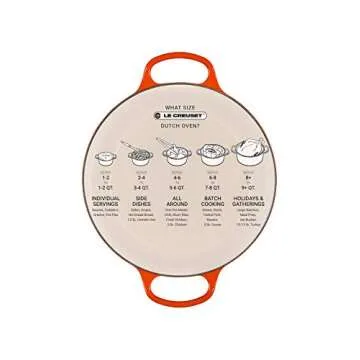 Le Creuset Enameled Cast Iron Signature Round Dutch Oven, 4.5 Quart, Sea Salt