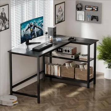 Stylish L Shaped Computer Desk for Home Office