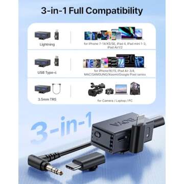 BOYA BOYALINK 3 Wireless Lavalier Microphone for All Devices