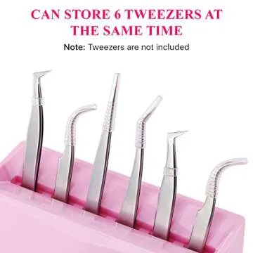Pretty Memory Lash Tweezer Holder - Organize Beauty Tools