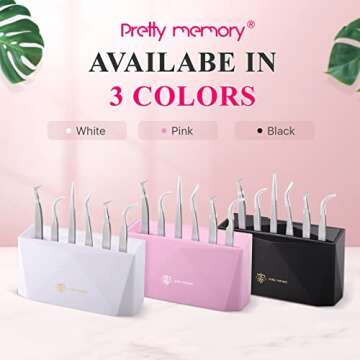 Pretty Memory Lash Tweezer Holder - Organize Beauty Tools