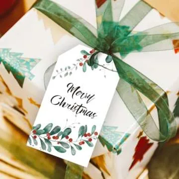 100 Beautiful Christmas Gift Tags for Holiday Gifting