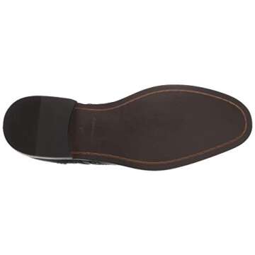 Nunn Bush Men's Nelson Wing Tip Oxford Dress Casual Lace-Up, Black, 10