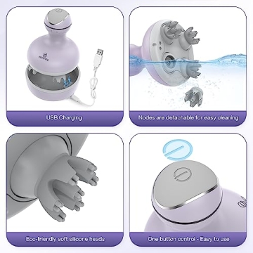 COMFIER Electric Scalp Massager for Relaxation and Hair Growth