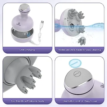 COMFIER Electric Scalp Massager for Relaxation and Hair Growth