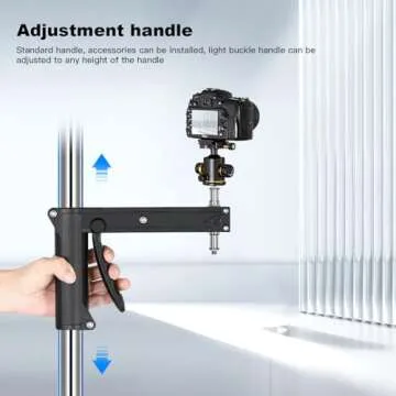 SUPON M20 Light Stand for Photography - Heavy Duty & Adjustable