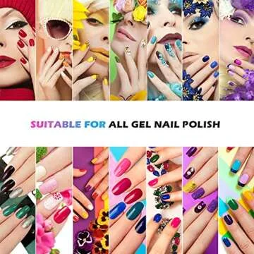 XSMNER UV LED Nail Lamp, Portable Mini Nail Dryer, 360° Rotatable Hands Free Quick Gel Nail Light, Nail Polish Curing Lamp Flash Cure Light for Nails Great for DIY Home & Salon Manicure (Pink)